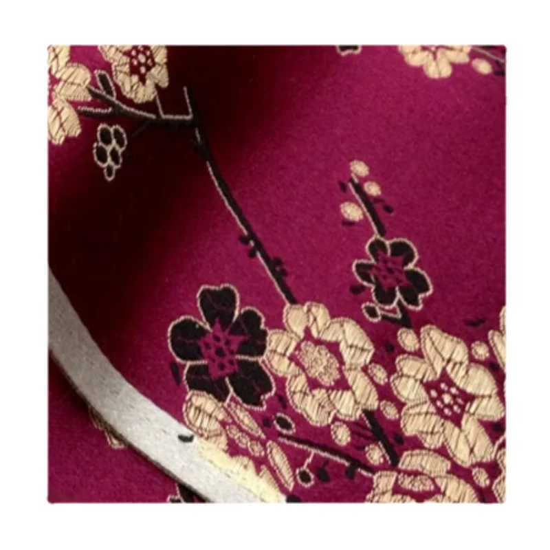 Костюм из дамасской атласной ткани с цветком сливы шириной 29 дюймов китайская