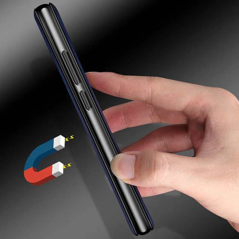 Магнитный чехол-книжка для xiaomi redmi note 9s readmi 9a 9c 9 pro max s a c кожаный | Мобильные