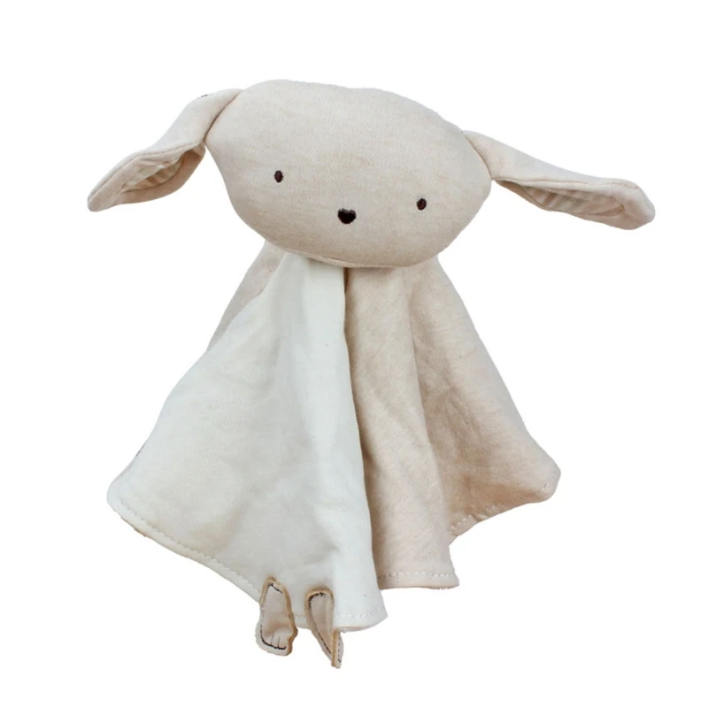 

Baby Soother Appease Towel Bib Soft Cotton Animal Sleeping Doll Teether Infants Comfort Sleeping Nursing Cuddling Toys H055