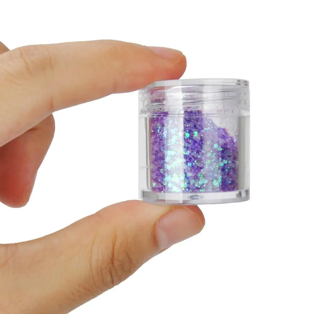 Набор для маникюра Biutee 8 шт./кор. цветной лак ногтей 3D хлопья блестки блестящий