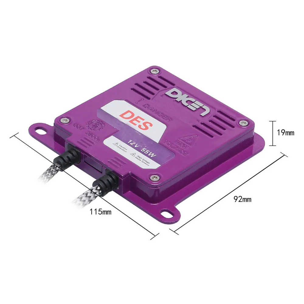 

High Power 55W HID Xenon Ballast Reactor 12V Car Light Xenon HID Ballast for Car Headlight Kit (Purple)