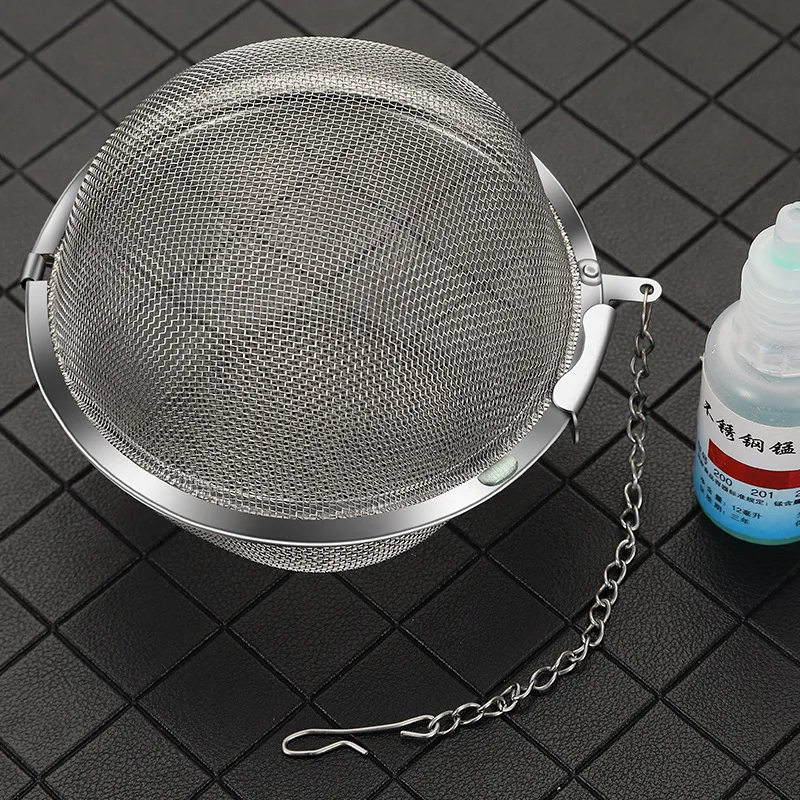 

Stainless Steel Tea Infuser Sphere Locking Spice Tea Ball Strainer Mesh Infuser Tea Filter Strainers theezeef Kitchen Tools 1PCS