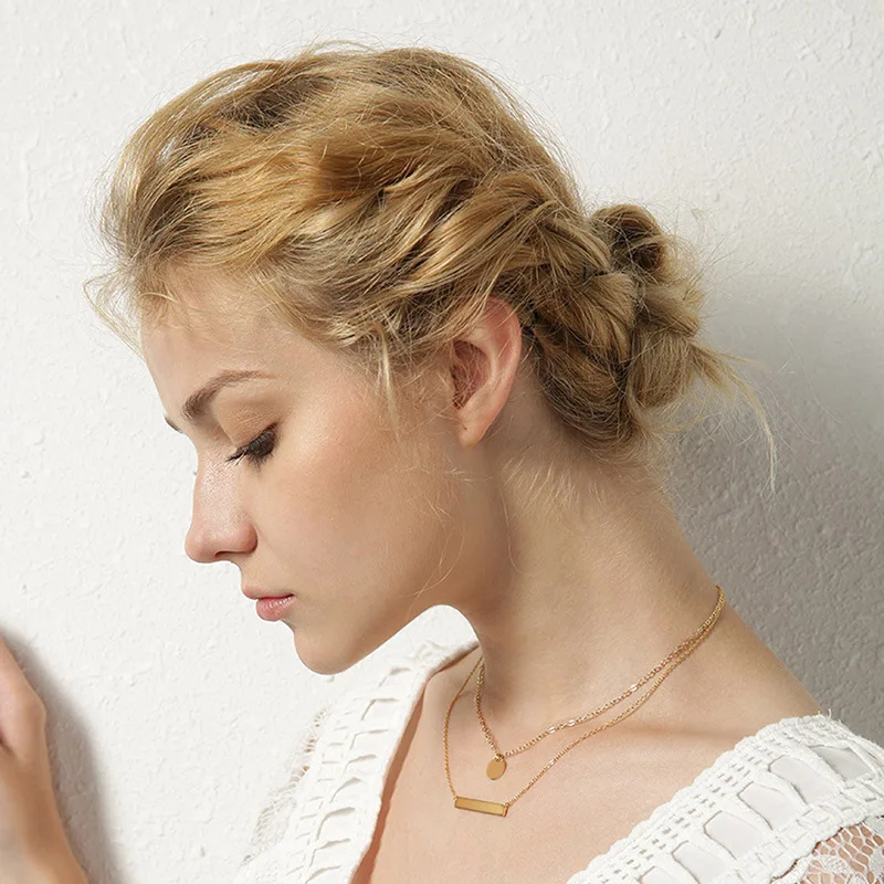 Европейские и американские ювелирные изделия в стиле минимализма из нержавеющей