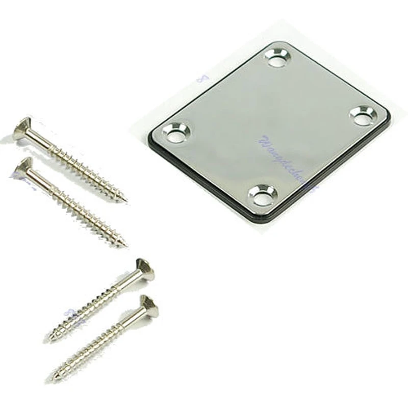 

New 1Set Guitar Neck Joint Plate W/ 4 Screw For FD St TL Chrome