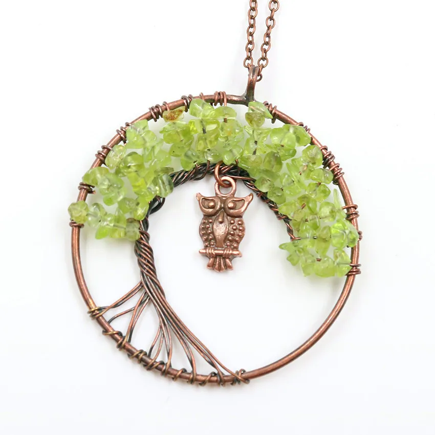 FYJS уникальный медное покрытие провода обёрточная бумага с совой флюоритовая