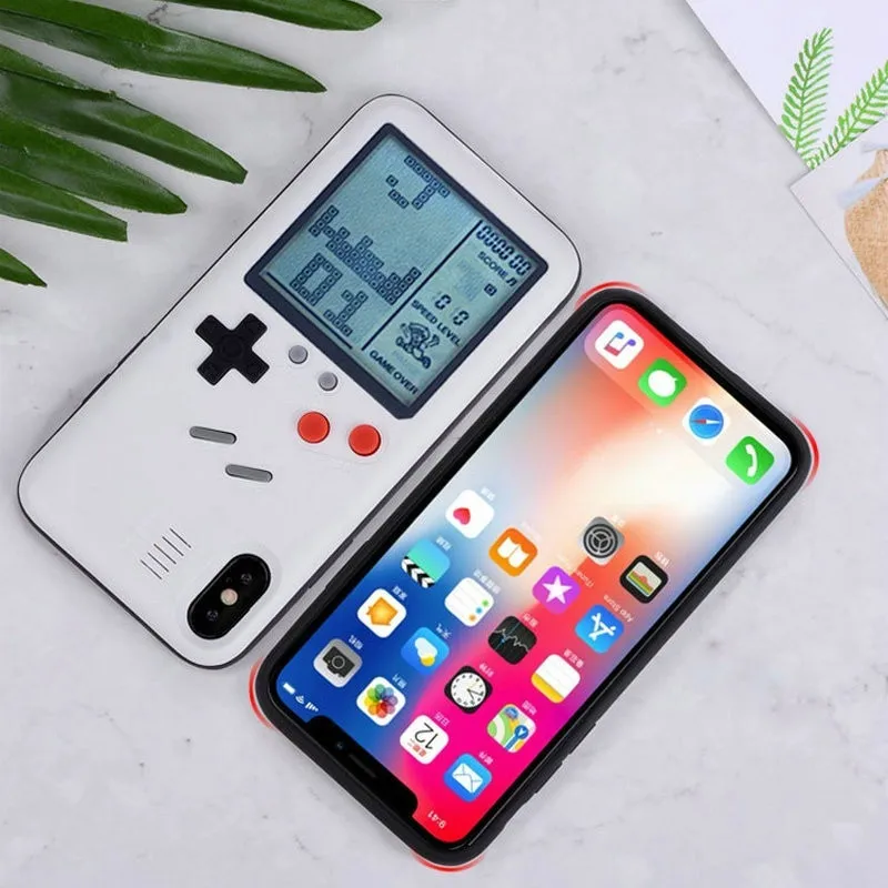 Консоль для Apple iphone 13 Pro Max чехол игры в ретро-стиле телефона Tetris Gameboy Mini |