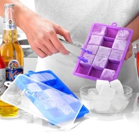 15 cell silicone icetray storage breast milk baby food refrigerator ice maker kitchen bar accessories ice box storage container