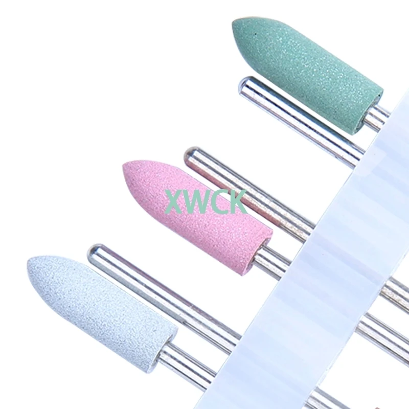 6 намоток Mix-Цвета стоматологическая силиконовая резина для чистки смолы Боры