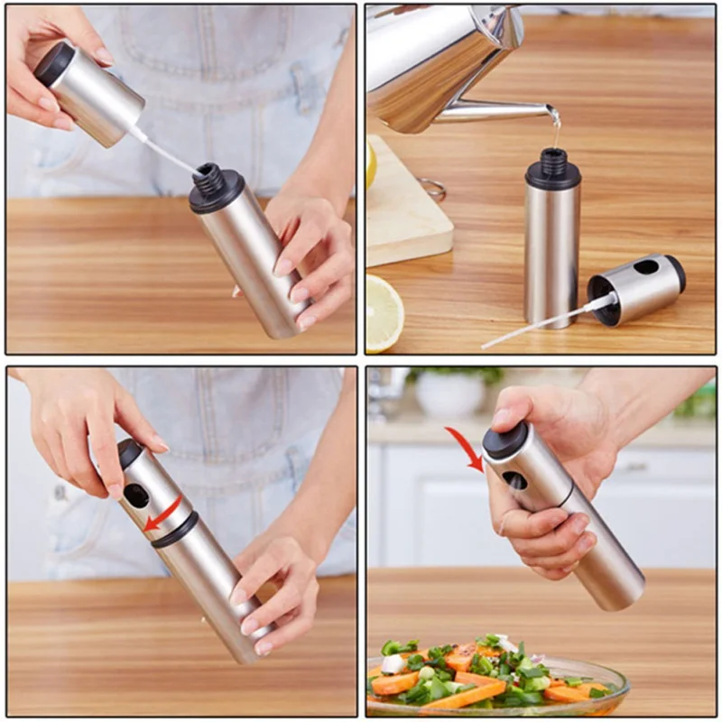 Распылитель для масла из нержавеющей стали распылитель оливкового салат
