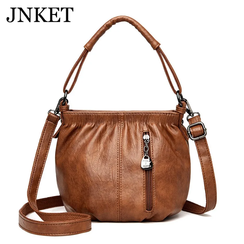 

NKET New Women PU Leather Shoulder Bag Casual Crossbody Bag Ladies Sling Bag