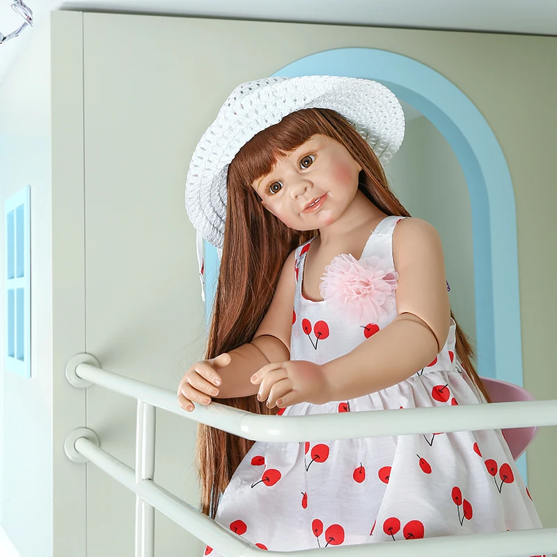 Кукла Reborn Baby Doll 87 см 34 дюйма силикон цельное тело Детская жизнь игрушки для детей |