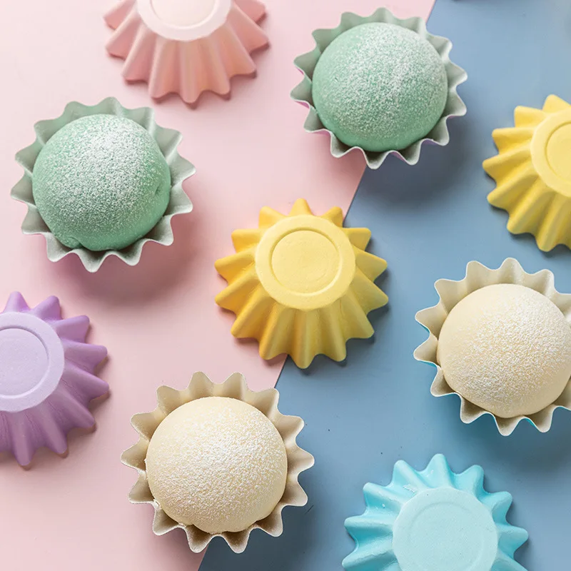 Macaron кекс Бумага чашки форма для порционного кекса выпечки кексов коробка чехол