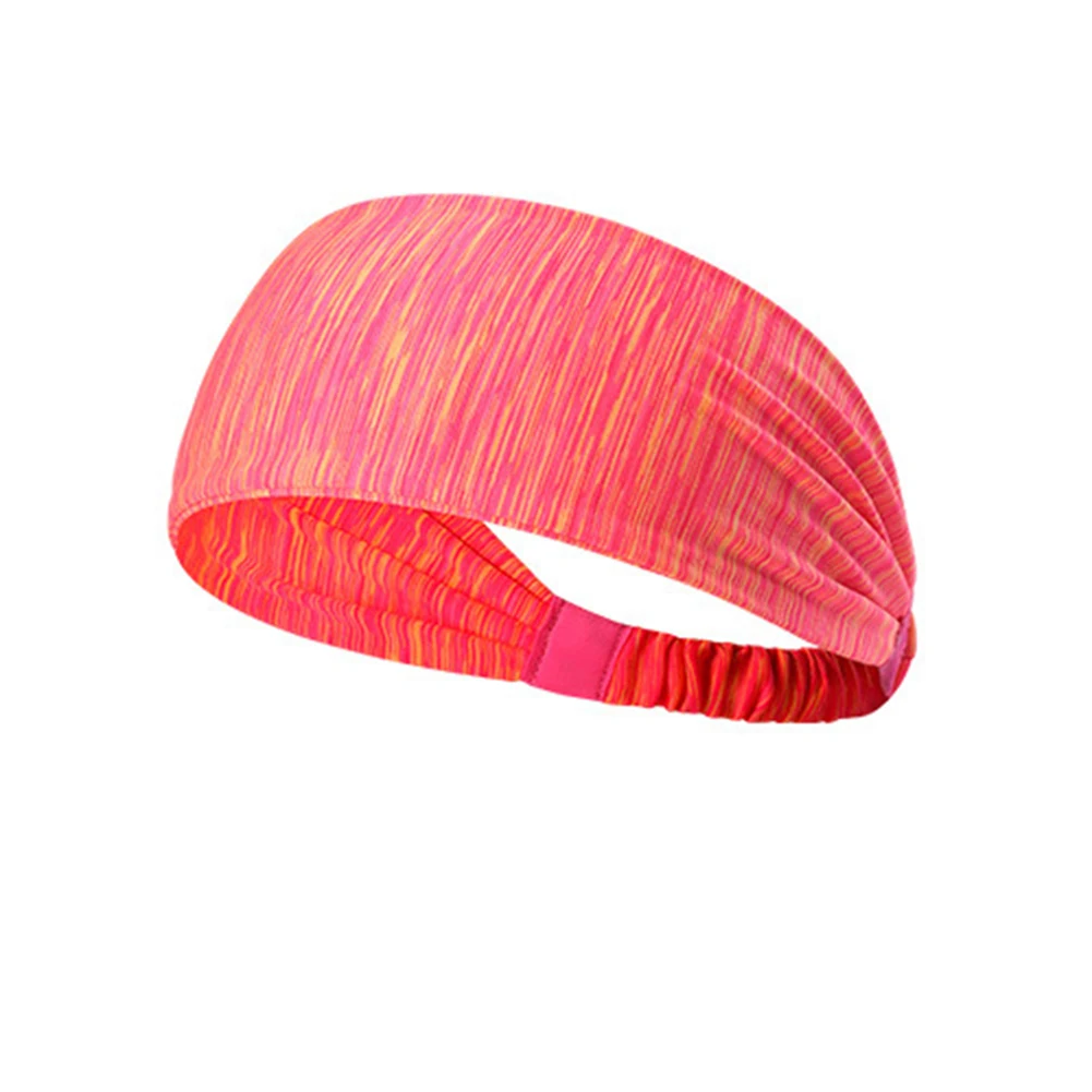 

Men Women Outdoor Sports Cycling Head Sweatband Gym Elastic Band Soft Basketball Fitness Sweat-absorbent Breathable Anti-slip