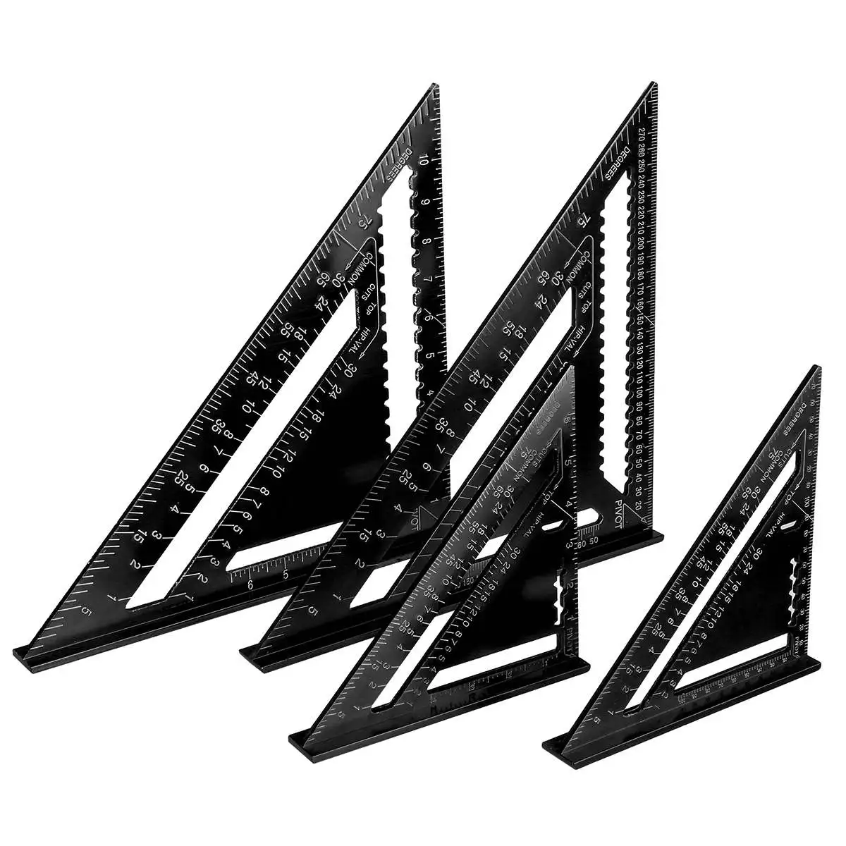 

Метрическая линейка, треугольная измерительная линейка из алюминиевого сплава, 7 дюймов, 12 дюймов, для работы по дереву