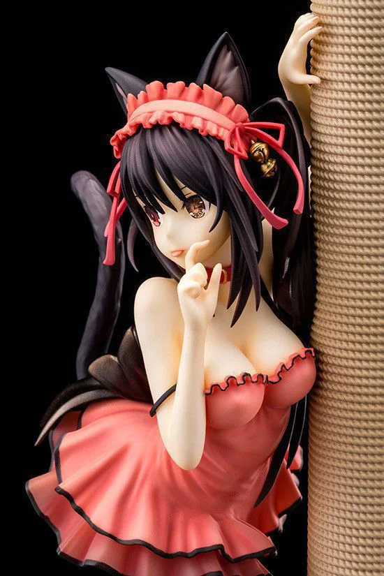 

Kitten-like beautiful girl in pink dress boxed model the best toy gift for fans