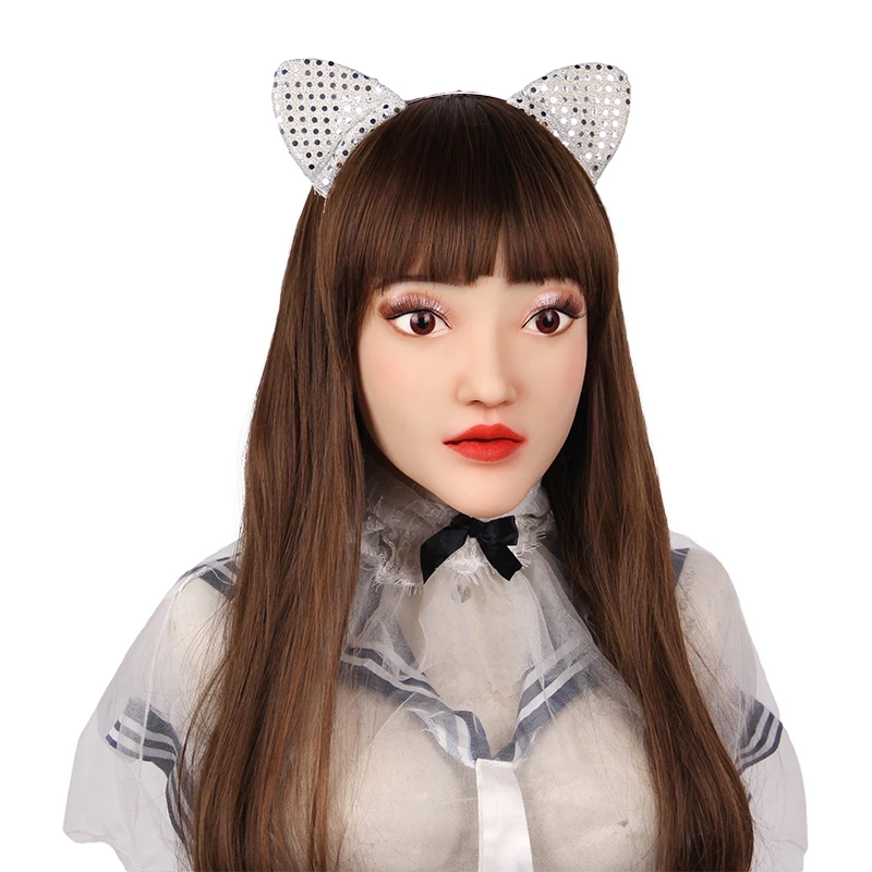 Sophia Face Mask Realistic Soft Silicone Female for Masquerade Halloween For Crossdresser Drag Queen Transgender 1G |
