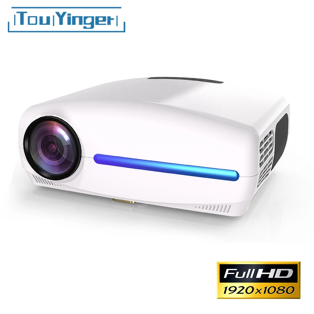 TouYinger S1080 C2 Full HD 1080P светодиодный диафильмы проектор Домашний кинотеатр кино 200 экран дюймов с 4D Keystone - изображение
