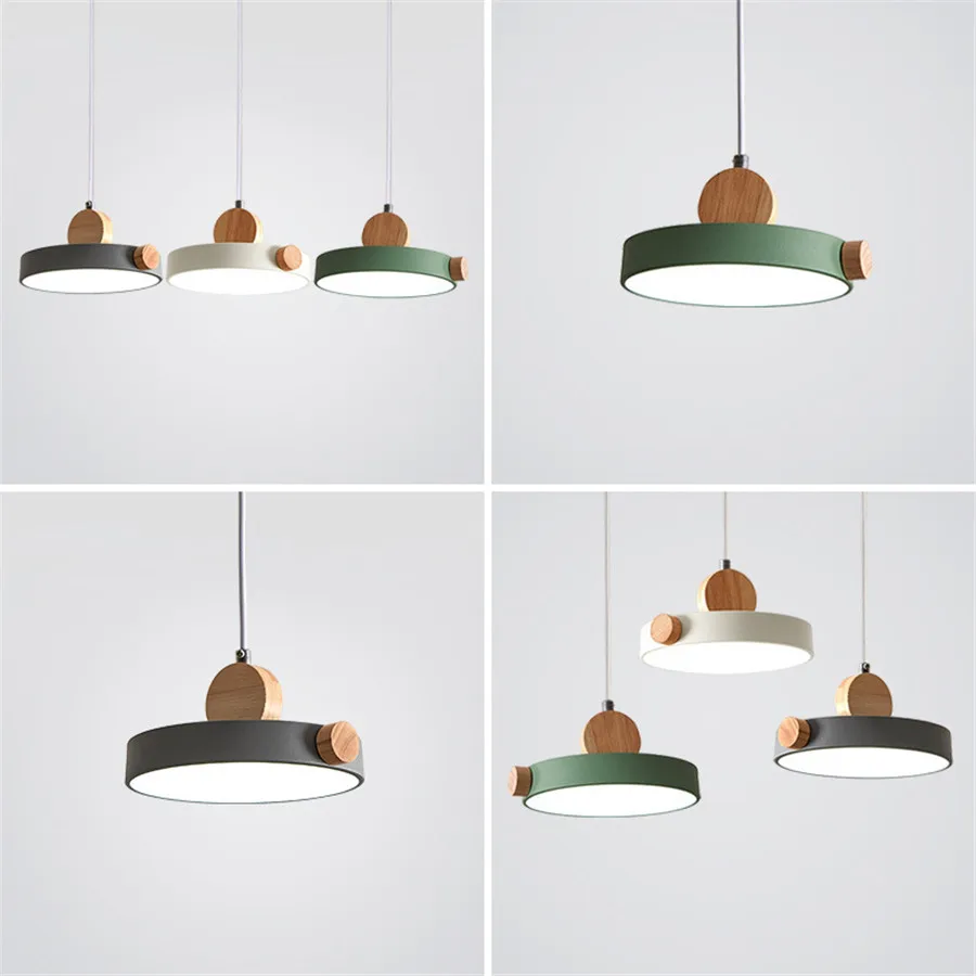 

Thrisdar 15W Nordic Pendant Light Living Room Bar Cafe LED Pendant Lamp Hotel Hall Villa Dining Room Hanging Light