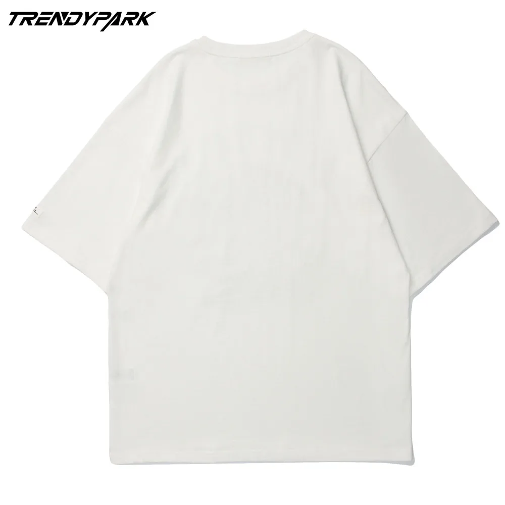 

Men's T-shirt 2021 New Summer Short Sleeve Badge Symbol Printed Tee Oversized Cotton Casual Harajuku Streetwear Top Tshirts