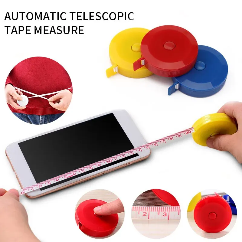 1 шт. портативная Выдвижная линейка сантиметр пояс детская по высоте дюймовая