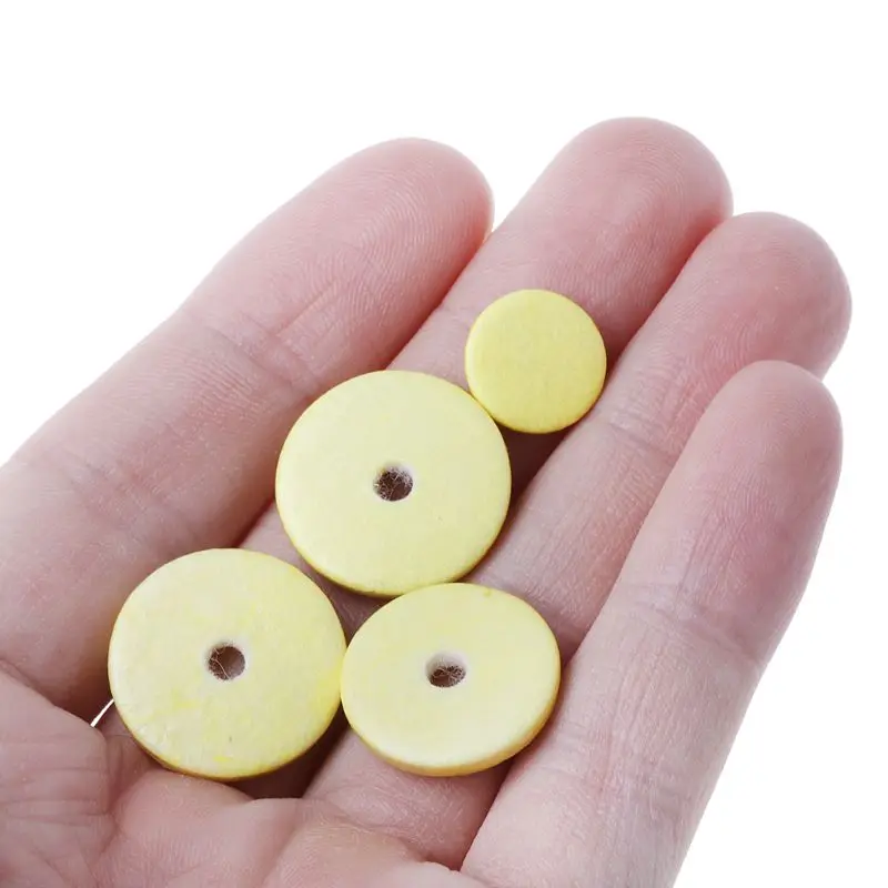 

16pcs Flute Leather Pad Music Woodwind Pads Repair Yellow Instrument Accessory RXBB