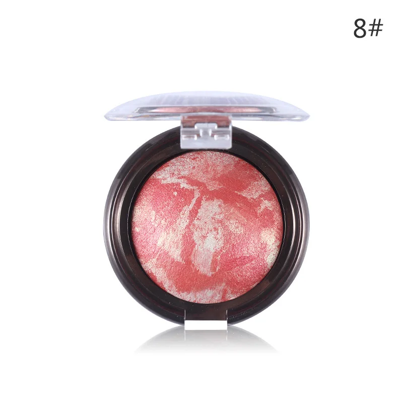 Baked Blush 08 Miss Rose минеральные 6 цветов румяна макияж Палитра для лица щек пудра Dreamlike бархат Shimmer матовая Румяна Косметика - Цвет: Baked Blush 08