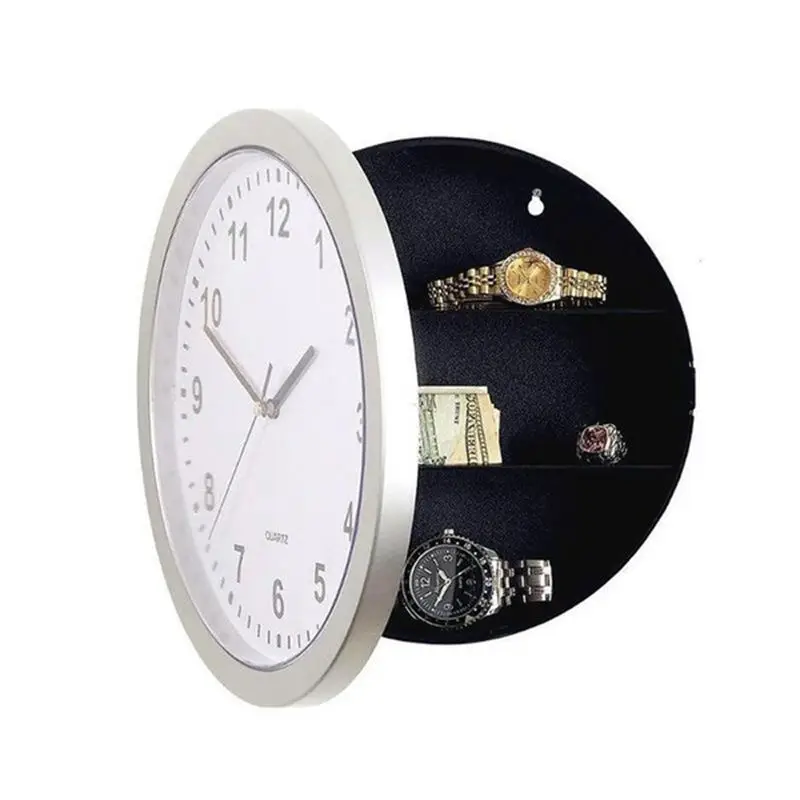 

Wall Clock Safe,Clock Safe Secret Safes Safe Wall Clock For Secret Stash Money Cash Jewelry,Wall Clock Compartment