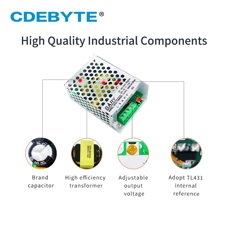 

Switching Power Supply Module AC to DC 5A 12W AP21-24W05N Step down Charging Board Power Converter EMC Precision Buck