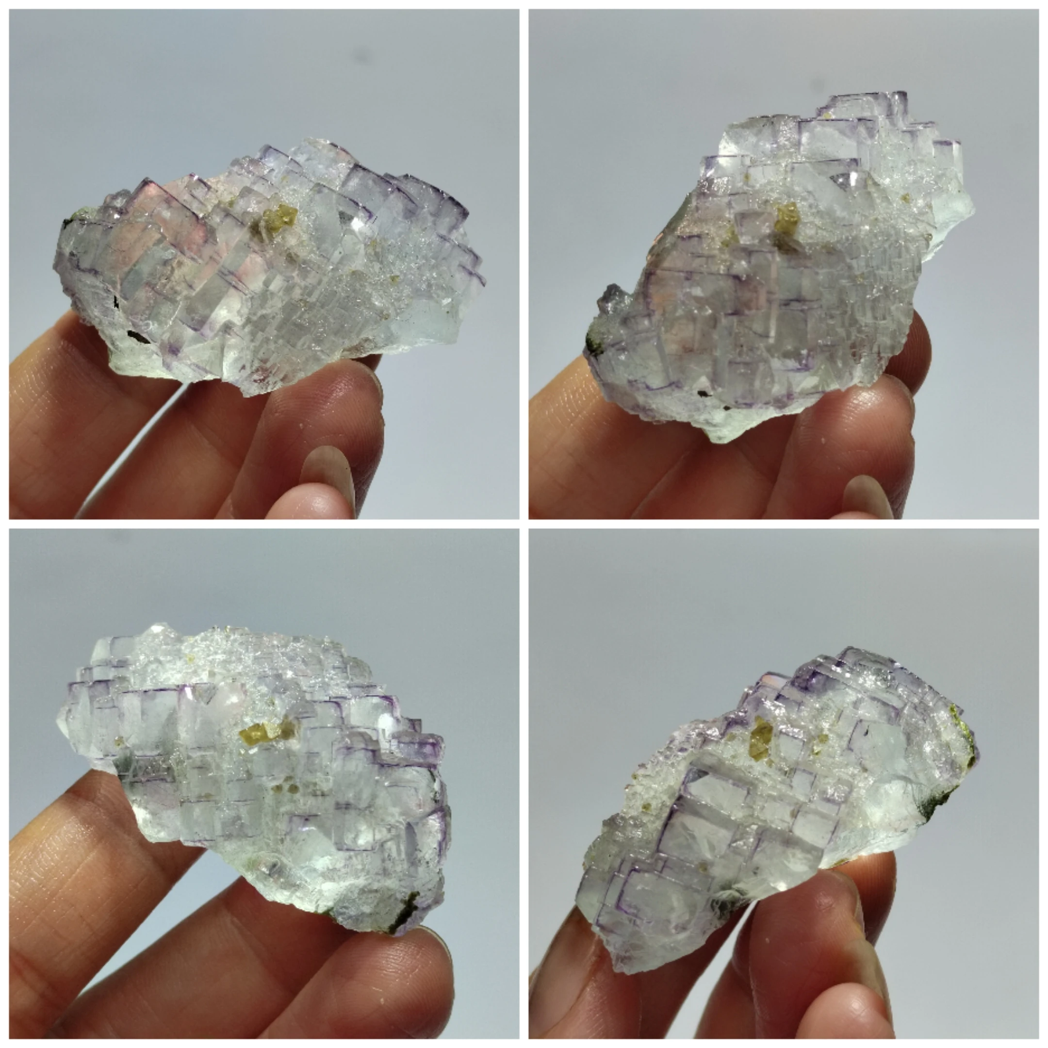 

11.7-44.9gNatural rare fluorite mineral specimen energy healing crystal home decoration quartz gem collection accessories