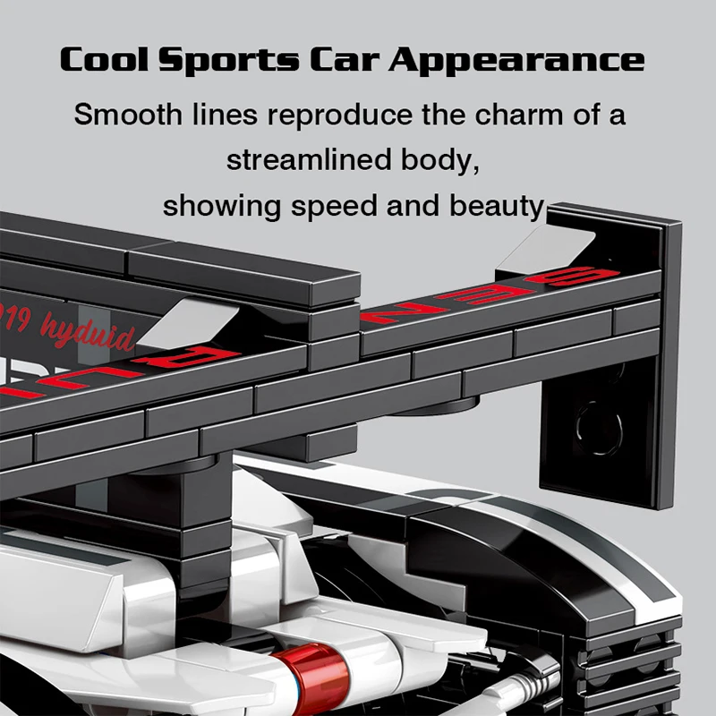 

New High-tech Sports Car 919 Building Blocks Speed Racing City Traffic Vehicle Bricks Assembly Toys for Boys Holiday Gifts