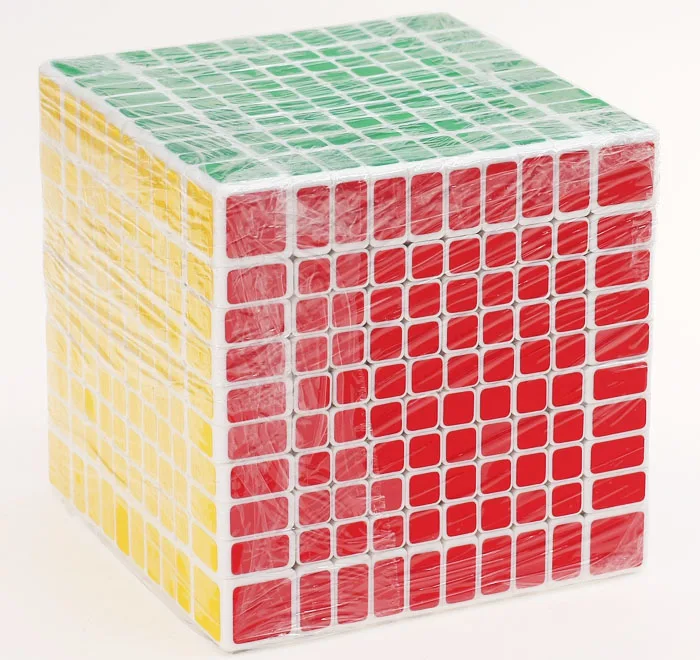 Shengshou 10x10x10 куб 10,2 см волшебный куб, головоломка, 10 слоев 10x10 волшебный куб cubo подарок образовательные игрушки, Прямая поставка