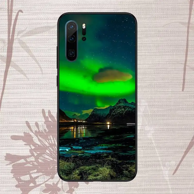 

Beautiful aurora natural wonder Phone Case For huawei honor 10 i lite 8x P 30 40 20 lite pro smart 2019 nova 5t mate 20 pro