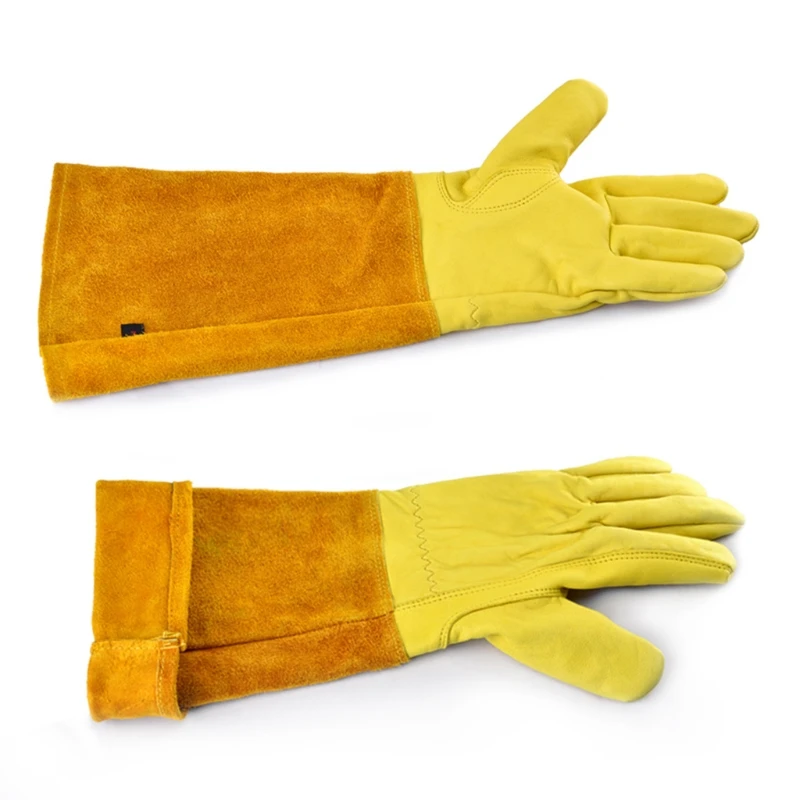 2pcs-leather-breathable-gauntlet-gloves-rose-pruning-long-sleeve-gloves-for-men-and-women-best-gardening-glove-garden-gifts