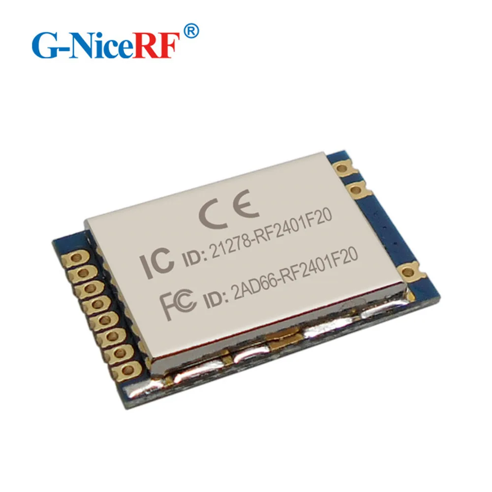 6 шт./лот RF2401F20 100 мВт 20 дБм промышленного класса nRF24L01 + 2 4 ГГц беспроводной