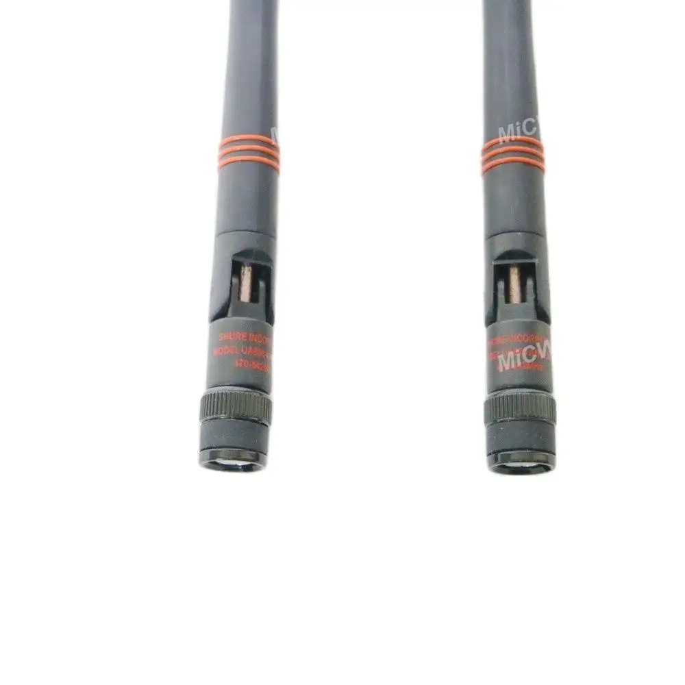 2Pcs Replaceable BNC Bayonet Antenna for Shure Wireless Receiver UA820 ULX UR24 GLX QLX Host Aerial