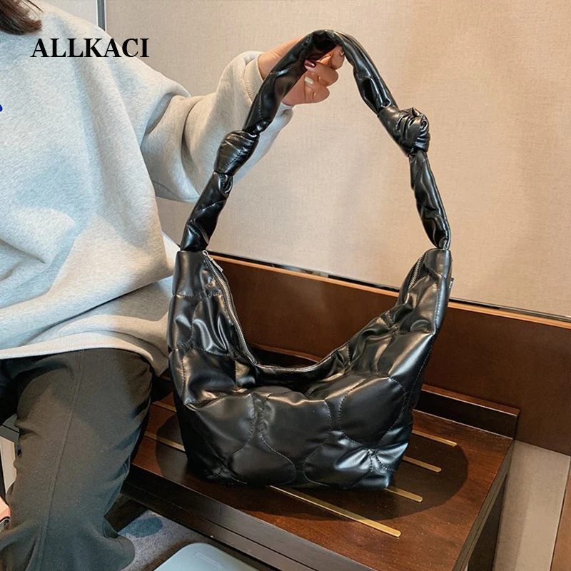 

Casual Large Hobos Bag for Women Designer Shoulder Bags Luxury Pu Leather Crossbody Bag Lady Big Female Purse Travel Handbag 50