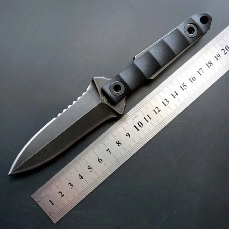 

Hysenss NEW Fixed Blade High Hardness D2 Steel Blade 58HRC Outdoor Camping Hunting Tactical Knifes Jungle Survival EDC Tools