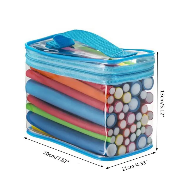 

42-pack Soft Twist Foam Hair Rollers Bendy Rollers DIY Magic Hair Curlers Tool Styling Rollers Sponge Hair Curling
