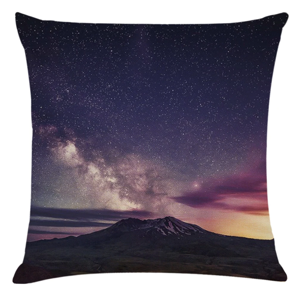 

2020 Black Hole Star Printed Cushion Cover Geometric Printed Pillowcases Linen Pillow Covers Sofa 45x45cm Cushion Cover
