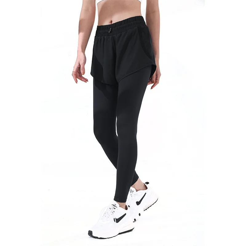 

Pants Stretch Skinny Running Sports Culottes Wear Quick-Drying High Waist Hip Lift Yoga Clothes Pants
