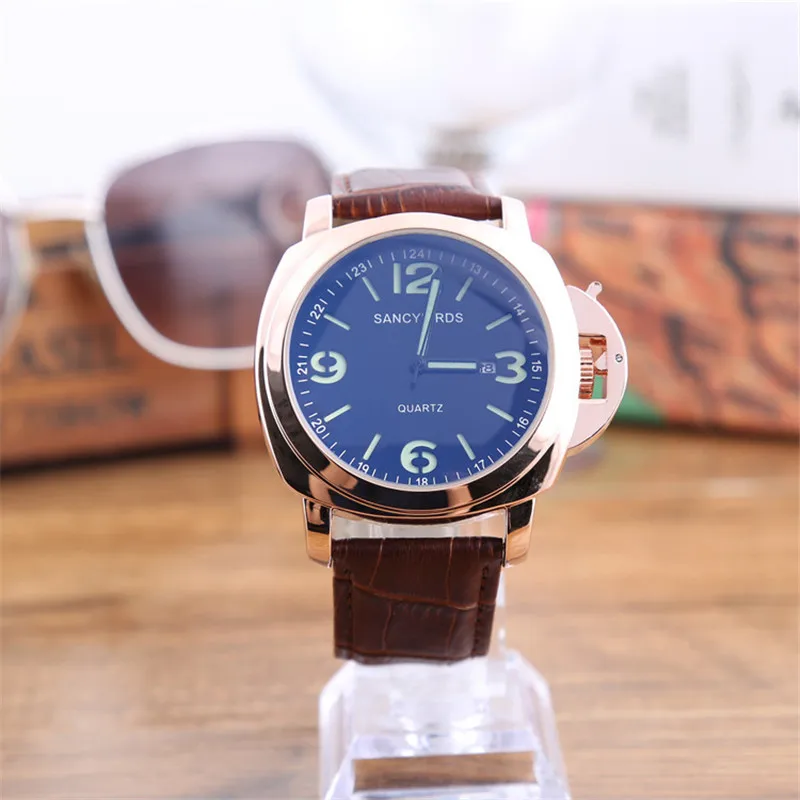 Священные птицы. Мужские часы Роскошные военные светящиеся повседневные