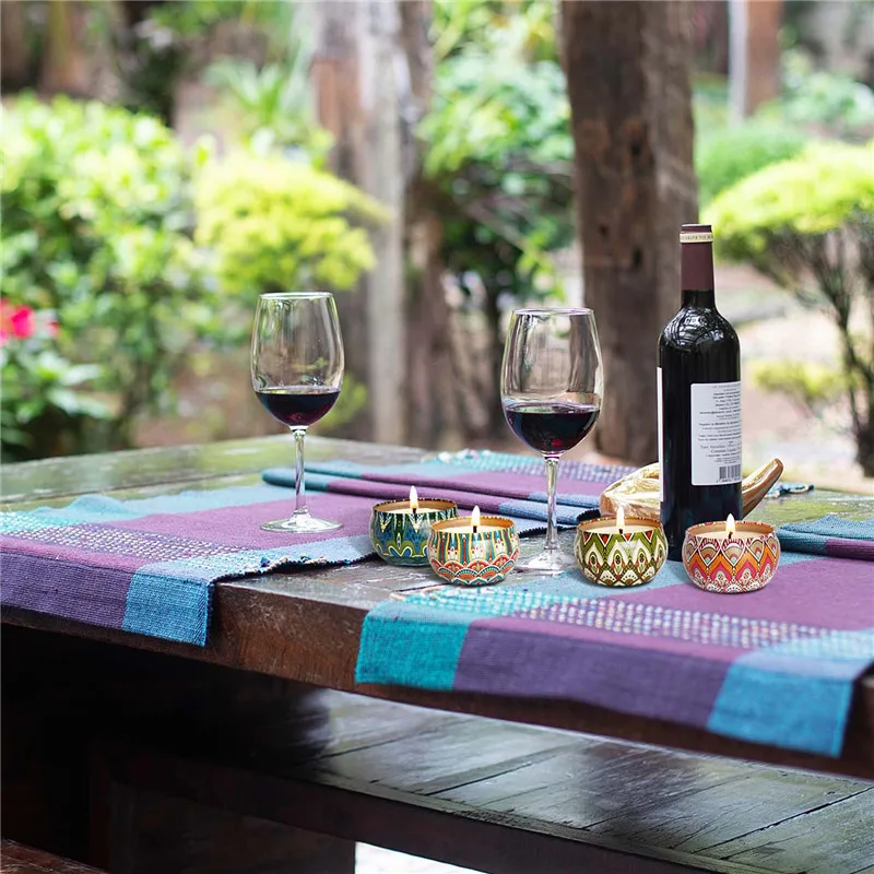 

8 Pieces Scented Candles Aromatherapy Candles Air Freshener Decorative Ornaments for Home Cafe Office