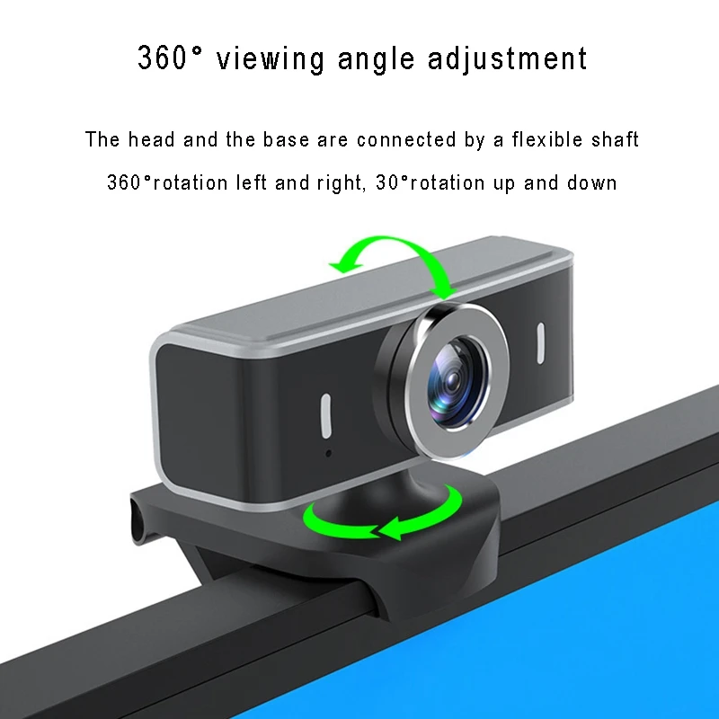

Gsou 1080P Webcam Has Built-in Dual Microphones for PC USB Plug-And-Play Full HD Video Cameras Webcasts Online Lessons