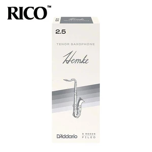RICO Hemke Tenor Sax Reeds / Saxophone Tenor Bb Reeds Strength 2.5#, 3# Box of 5 [Free shipping]