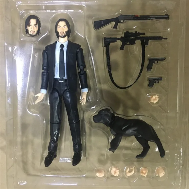 NEW Mafex 085 John Wick: Chapter 2 Bring a dog action figure Collection of toy gift dolls