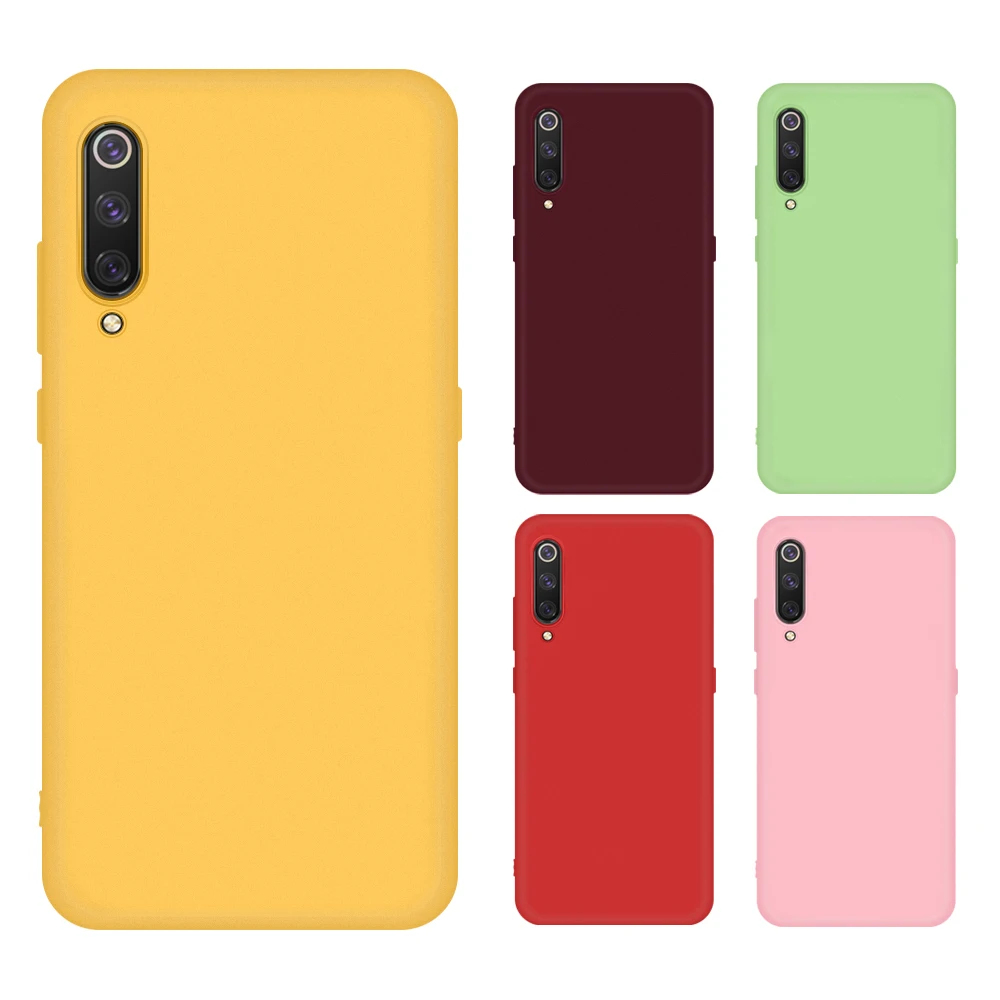 Мягкие чехлы из ТПУ для телефона Xiao mi Red 7 Note 6 5 Pro Liquid Silicone Back Защитная крышка Xiaomi 8