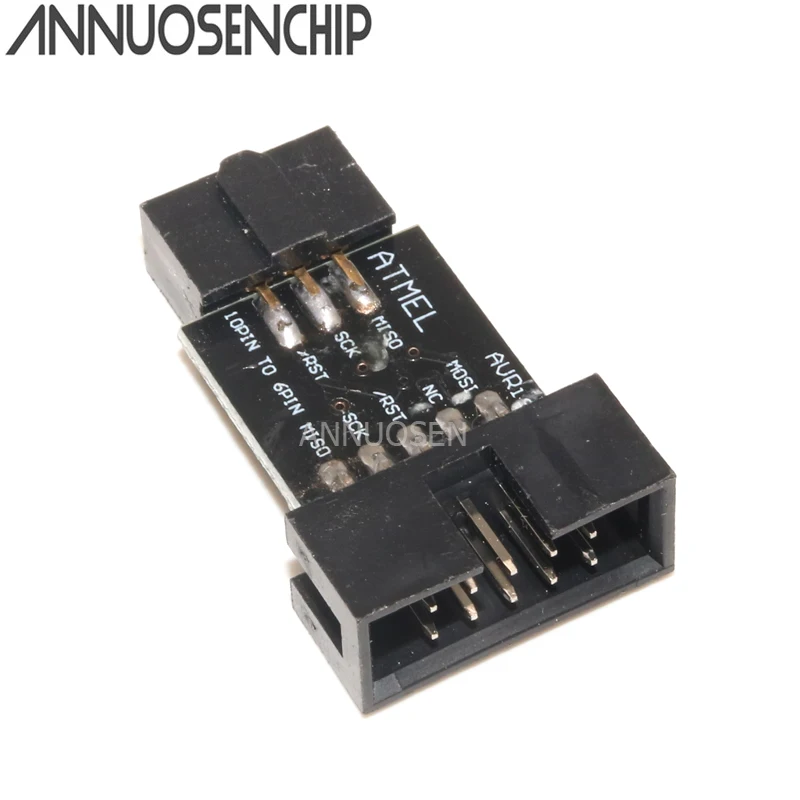 5 шт. 10 контактная стандартная 6 плата адаптера для ATMEL AVRISP USBASP STK500