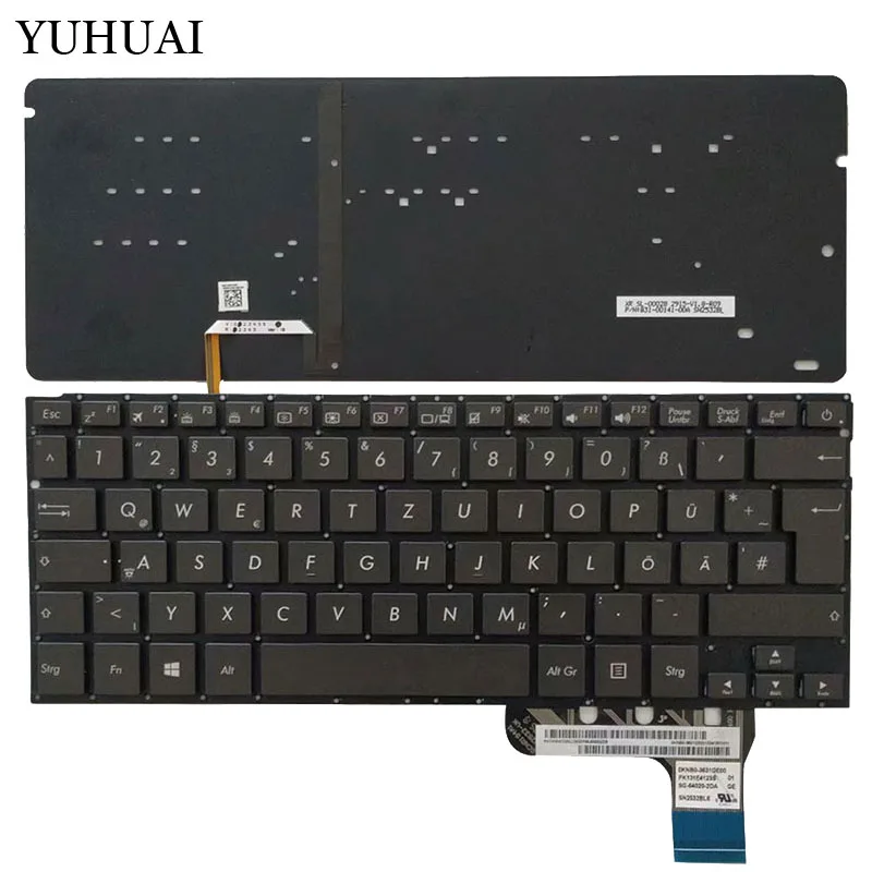Пособия по немецкому языку клавиатура с подсветкой для ноутбука для ASUS Zenbook U303 U303LB U303LN U303UA U303UB UX303L UX303 U303L UX303LN