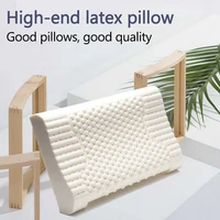 natural latex pillow massage sleeping orthopedic pillow memory foam pillow remedial neck protect vertebrae health ergonomic