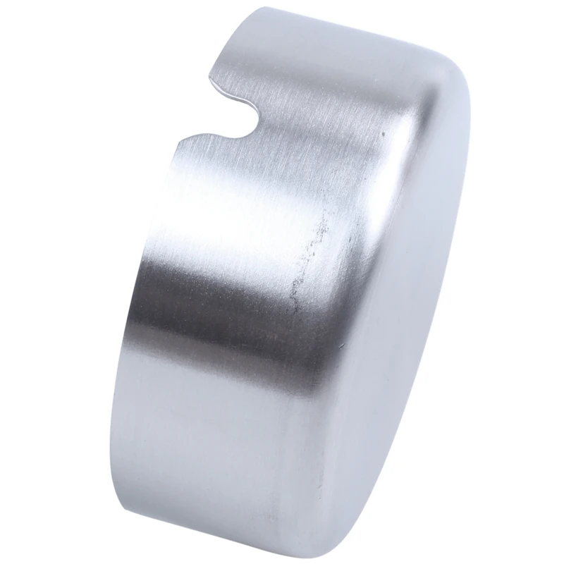 Нержавеющая сталь Круглая для сигарет Пепельница 8 см диаметр Серебряный тон |